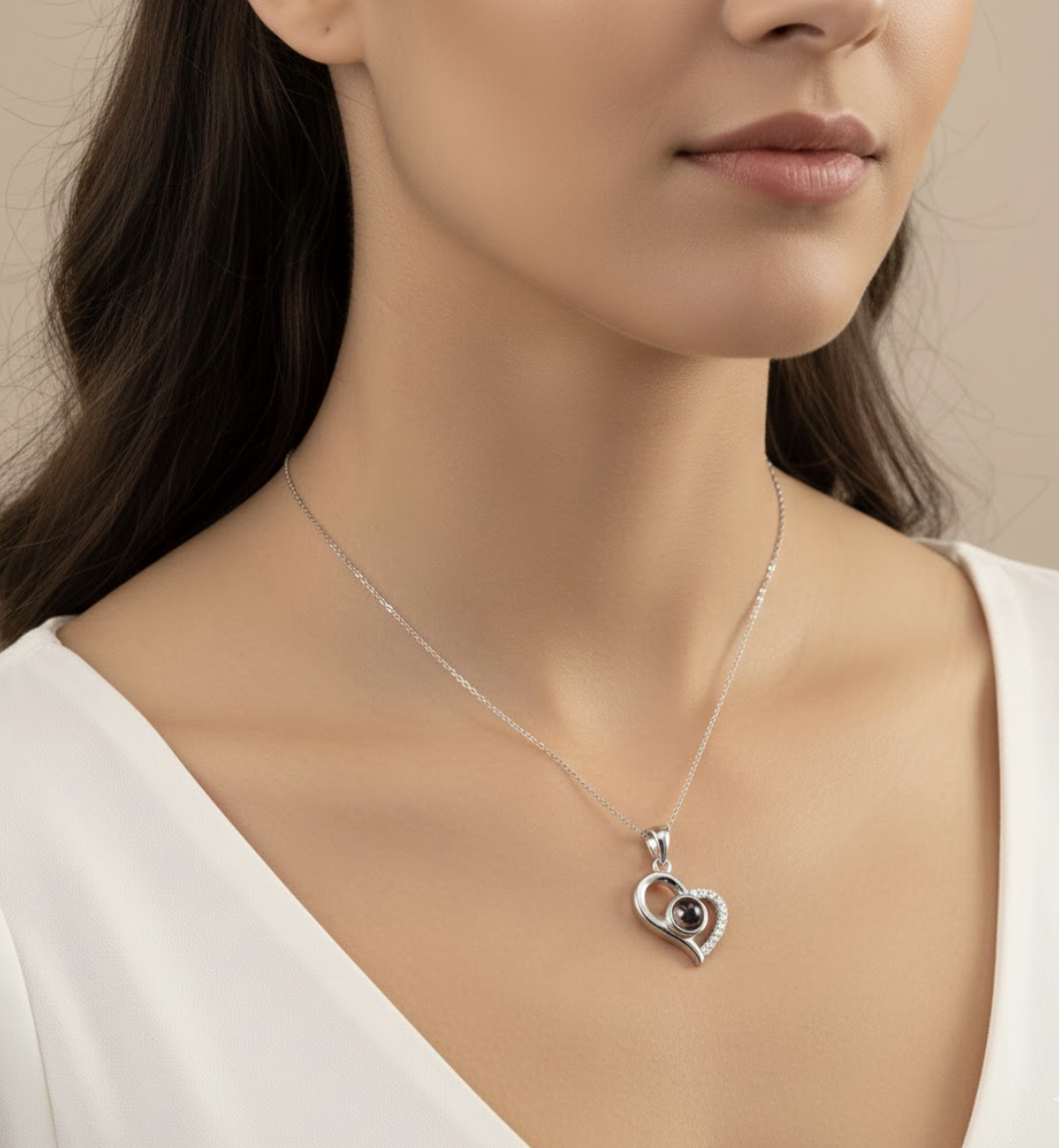 Halskette Herzform